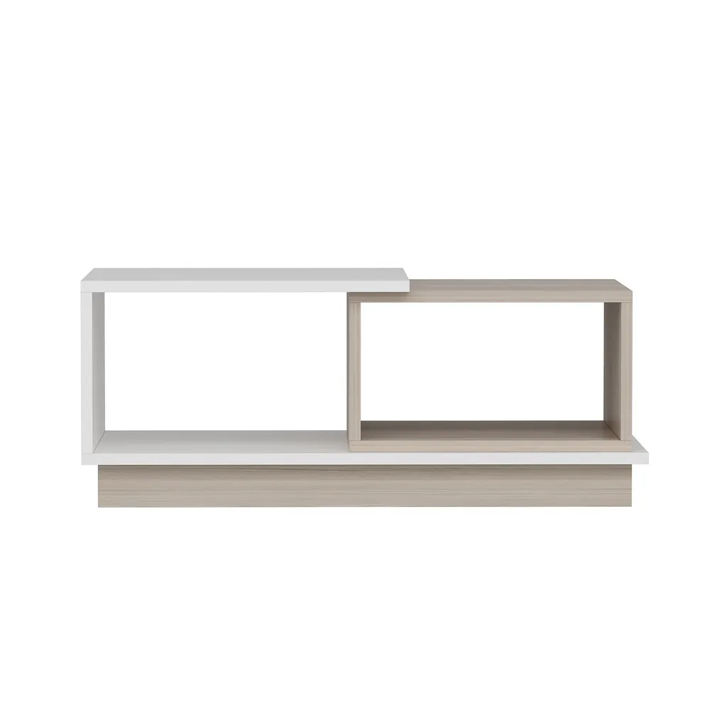 Table Basse Viyana Blanche 90x36x45 cm Robuste et Design Minimaliste - 6