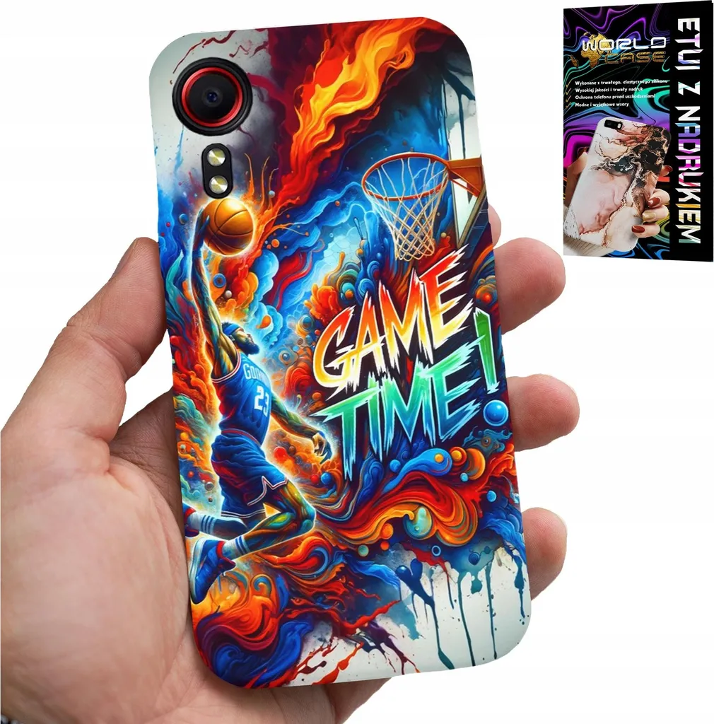 Custodia Per Samsung Galaxy Xcover 7 - Basket Nba Game Time, Custodia + Vetro