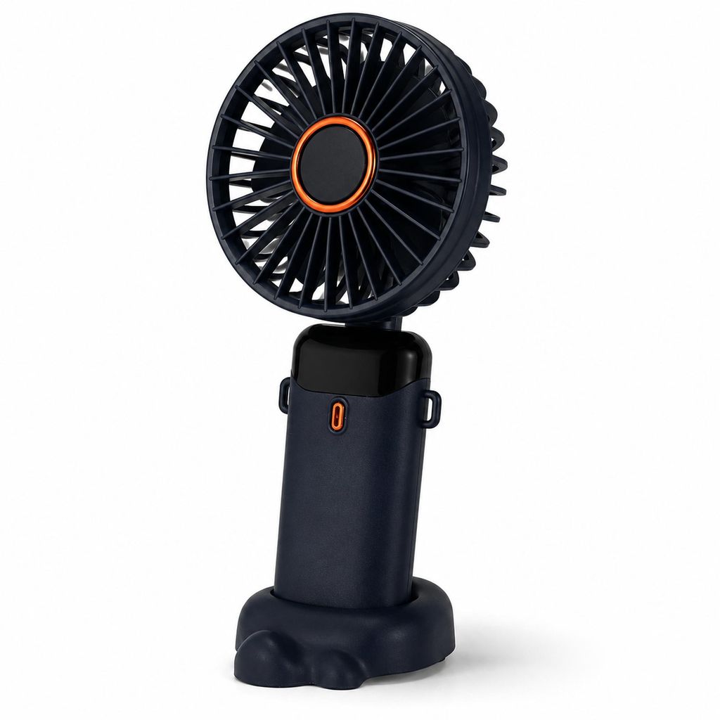 Mini Handventilator – 5 Stufen, faltbar, USB-C, LED Produktbild 