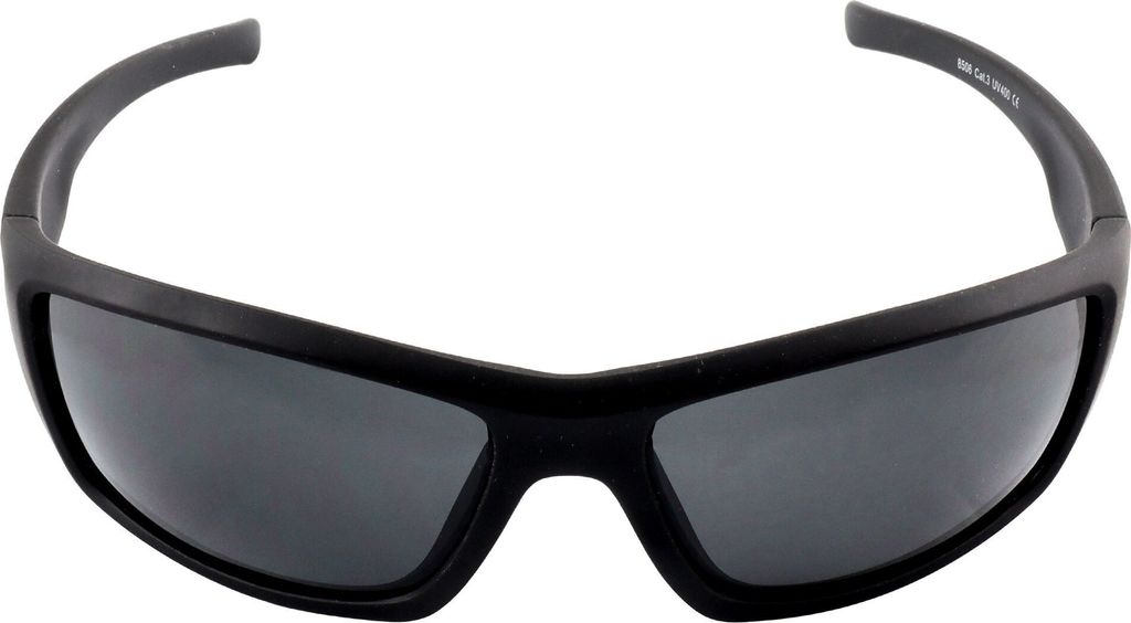 Schmale Sonnenbrille Bikey two Bikerbrille 6,5x4,5cm matt schwarz