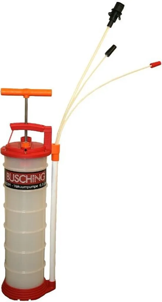 Pompe à vide Busching manuelle avec manomètre de précision 1L