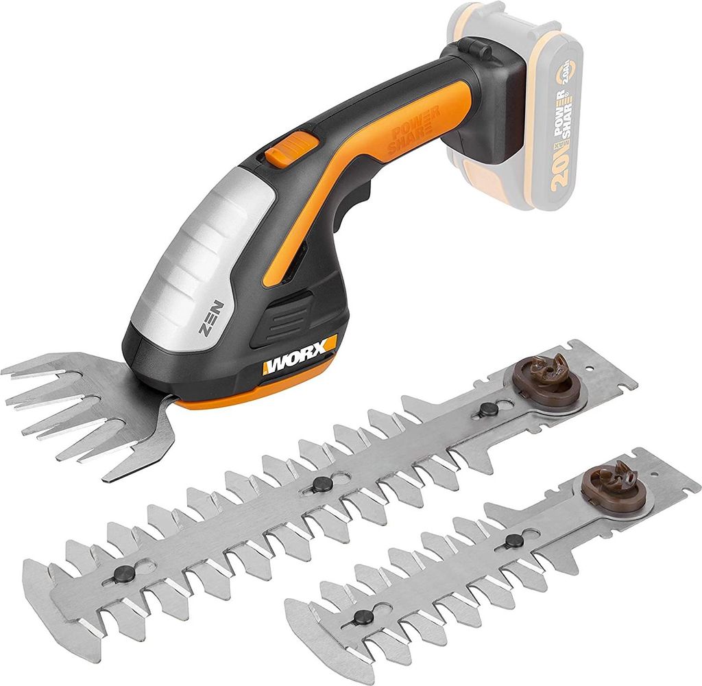 Aku nožnice na trávu a kríky Worx WG801E.9 Produktbild 