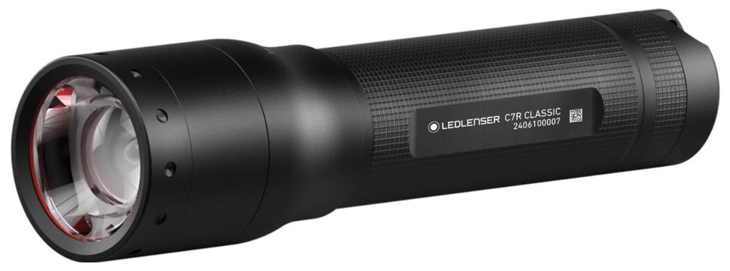 Ledlenser C7R Classic Taschenlampe schwarz, 1000 Lumen Produktbild 