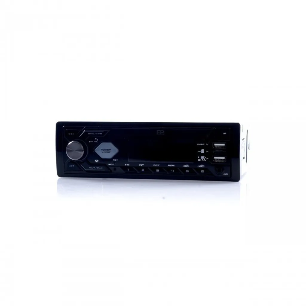 Autoradio Bluetooth USB SD Einparts avec éclairage LED rouge dynamique - 10