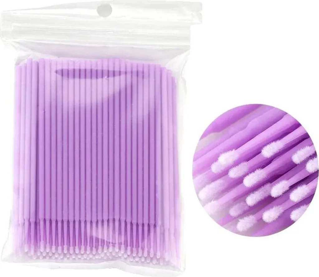 Brosse nettoyante cils pour entretien extensions lot de 1000 pièces