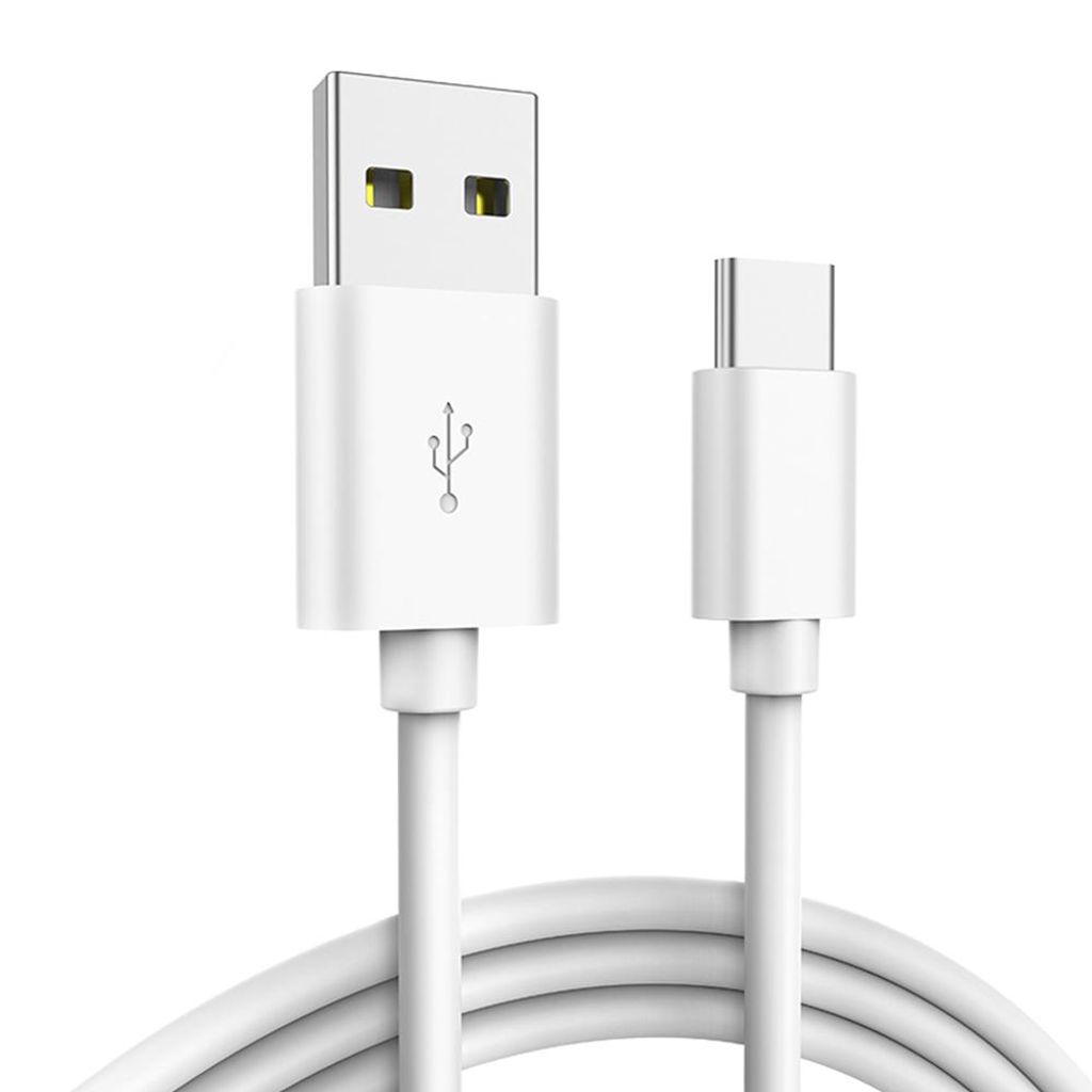 3 meter USB-C zu USB-A Schnell-Ladekabel in weiß 3m USB auf Produktbild 