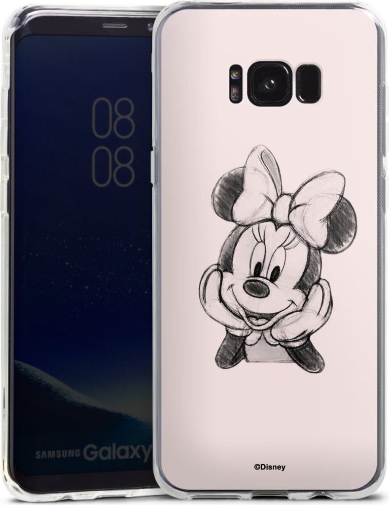 DeinDesign Handyhülle für Samsung Galaxy S8 Plus Silikon Hülle Case Smartphone Schutzhülle Disney Minnie Mouse Offizielles Lizenzprodukt