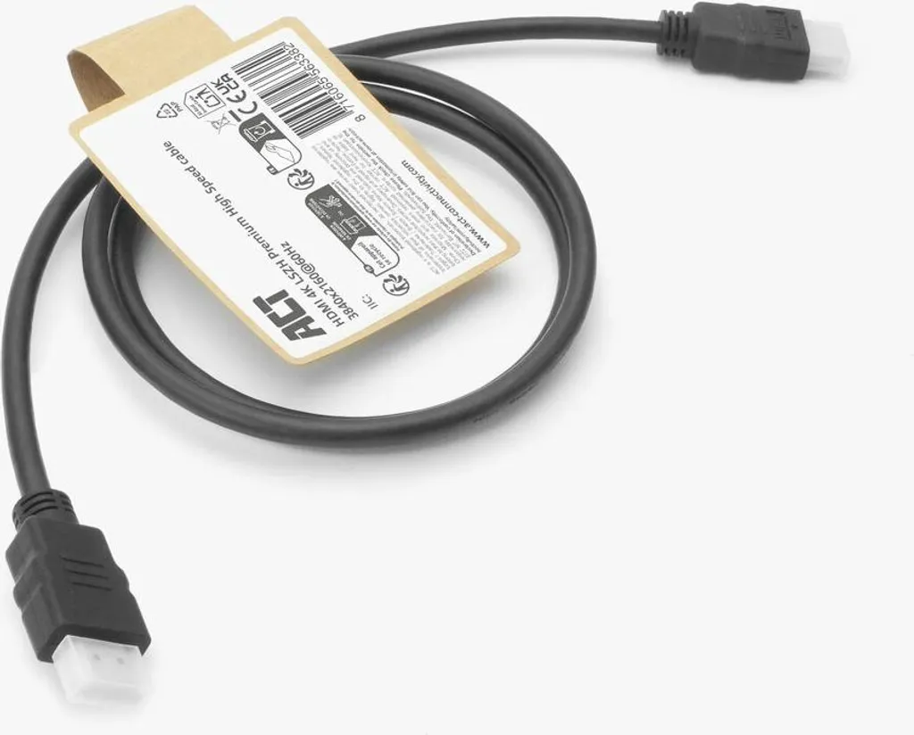 Câble HDMI 4K compact de 0.5m Act Ak3870 liaison TV et console - 6