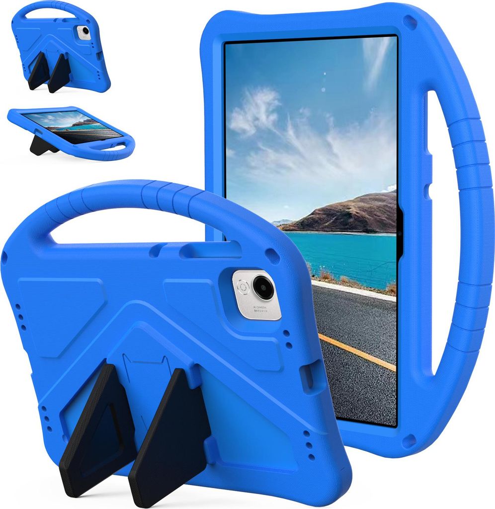 Kinder Hülle für Honor Pad X9a 2025 11.5", Eva Leichte Stoßfeste Ständer, Kids Griff Schutzhülle Blau