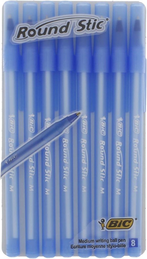 BIC, modrá propiska – balení 8 kusů Obrázek produktu 