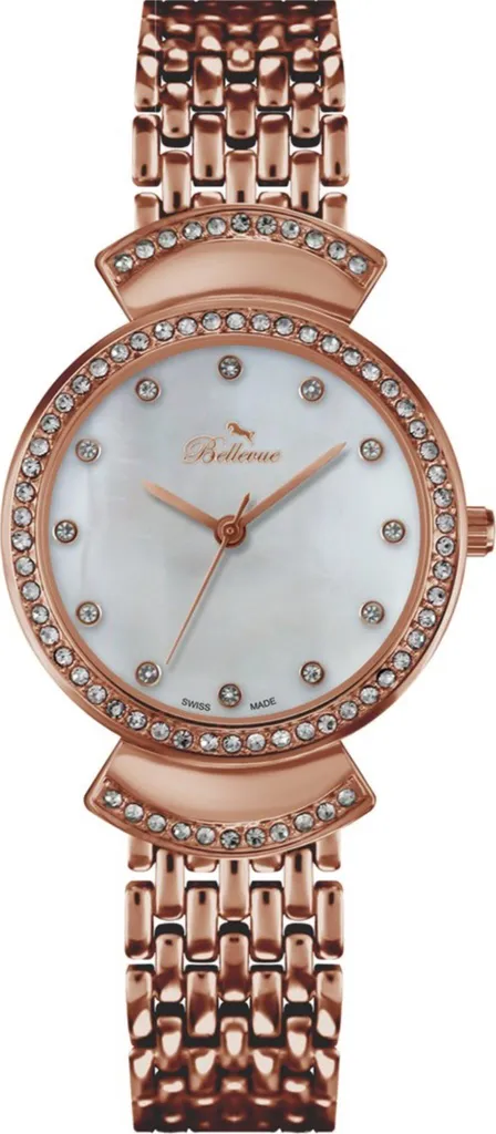 Bellevue d50 Orologio Donna: Eleganza Rosa per l'Ufficio e il Tempo Libero