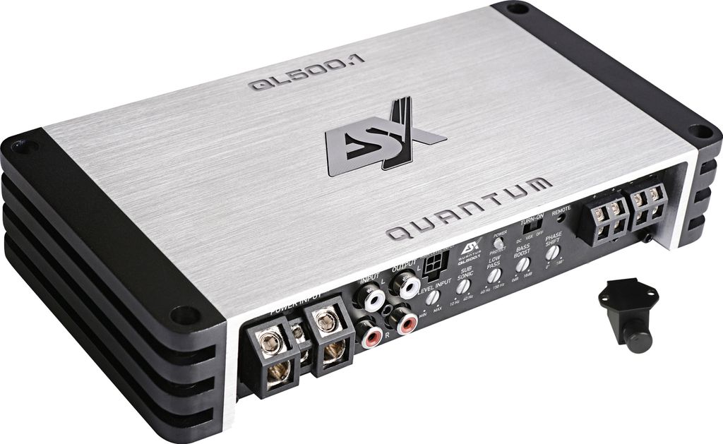 ESX QE1500.1, D, 1 kanály/kanálov, 1000 W, 1000 W, 0,01%, Obrázok produktu 
