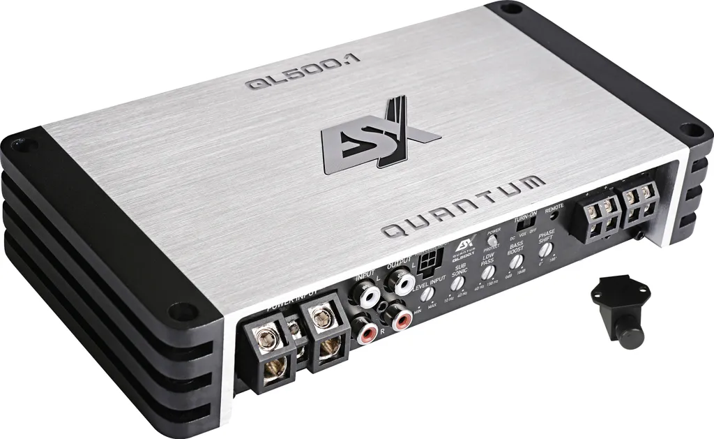 Optimisez vos Basses avec l'Amplificateur ESX QUANTUM QL500.1 Mono 2 Ohm