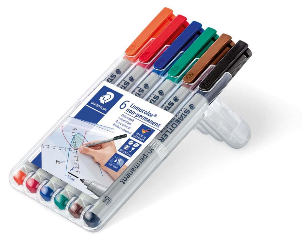 STAEDTLER Penna a foglio Lumocolor F nonperm 6 pz Immagine del prodotto 