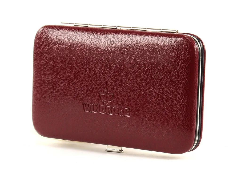 WINDROSE Set Manicure Merino Rosso Bordeaux: Kit Unghie Professionale