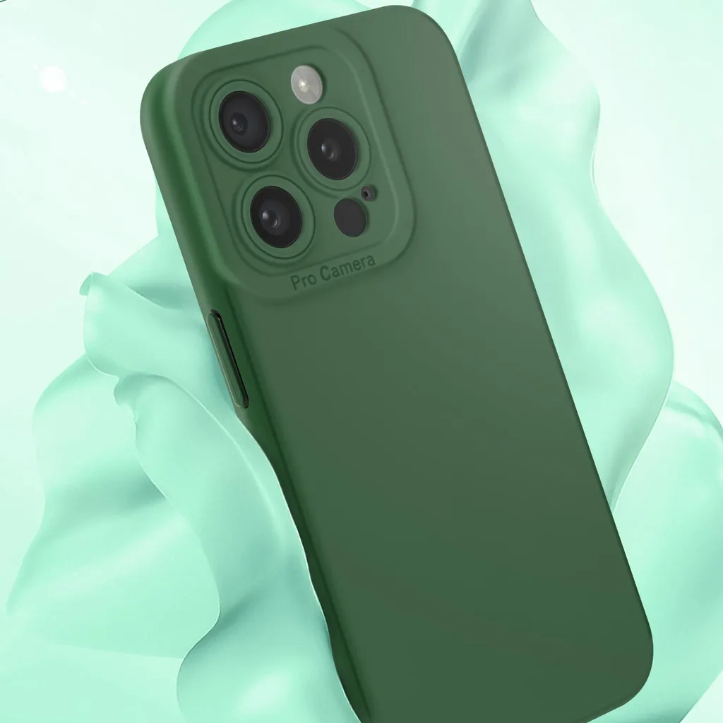 Cover Silicone Avizar iPhone 15 Pro: Protezione Fotocamera e Shock - 4