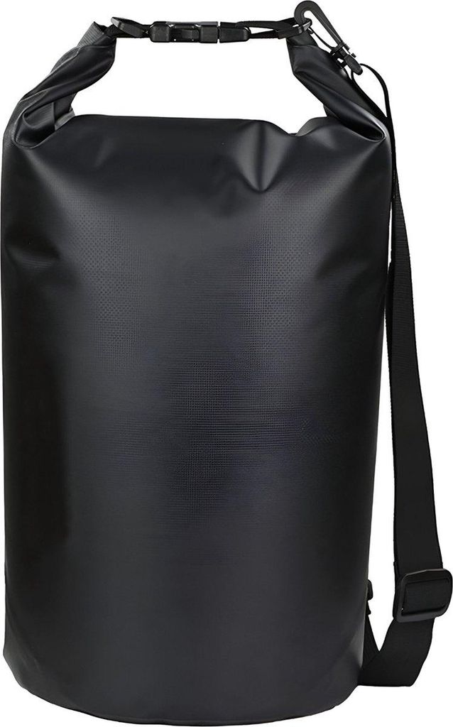 Somstyle Drybag 5L - wasserdichte Tasche mit Schultergurt - für Outdoor, Urlaub, Reisen & Schwimmen - Schwarz