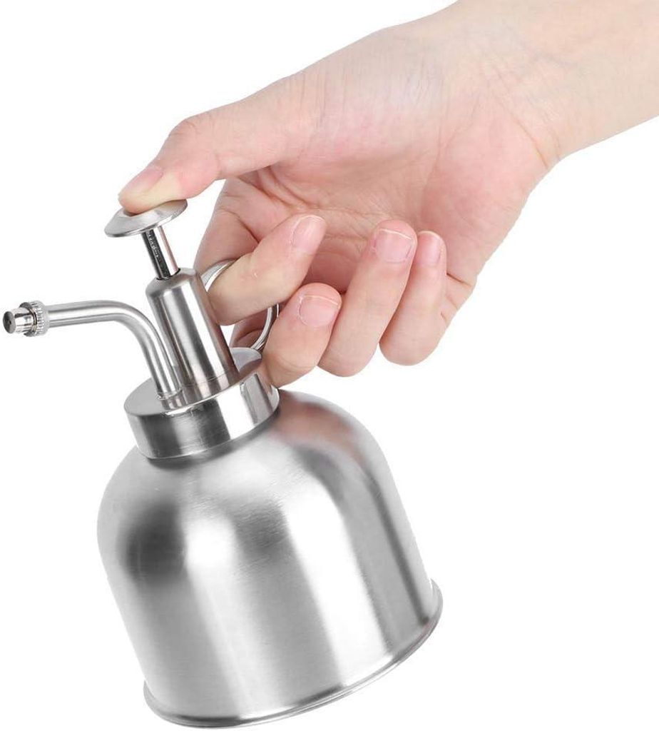 Wassersprüher für den Innenbereich, klassischer Metallwassersprüher, VINTAGE DECO, botanischer Sprüher mit Pumpe für Zimmer- und Außenpflanze...