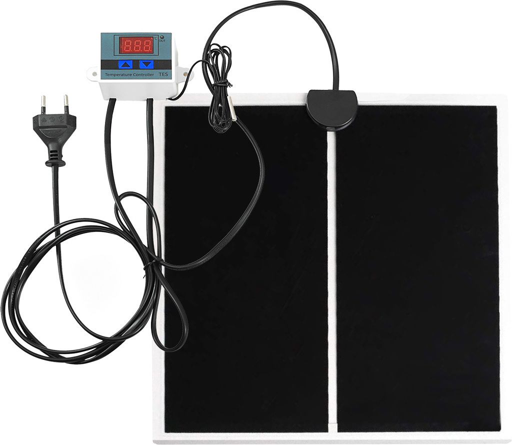 Heizmatte mit Thermostat Terrarium 5W Bodenheizung Wärmematte Pet Reptilien
