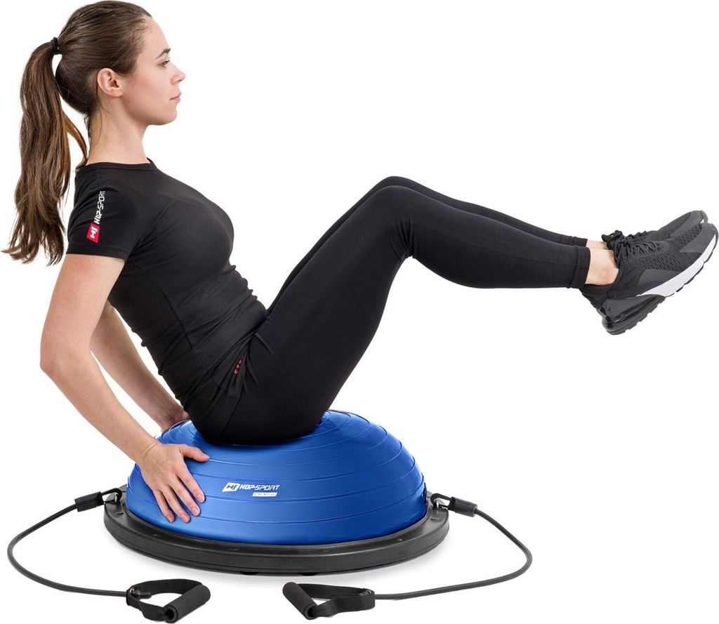 Hop-sport Balanční podložka s expandery a pumpou modrá Obrázek produktu 6