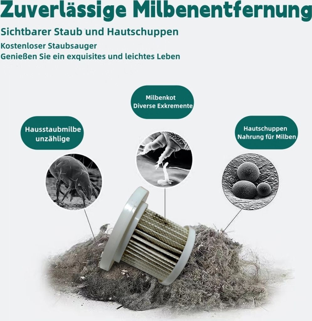 350W Milbensauger,Matratzen-Handstaubsauger Produktbild 5