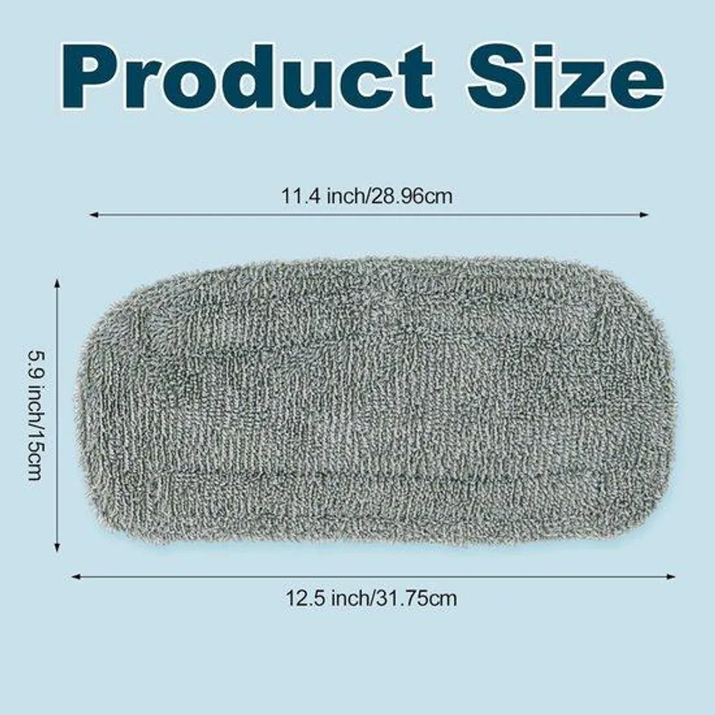 Nettoyez sans traces : 4 tampons microfibre gris pour nettoyeur vapeur