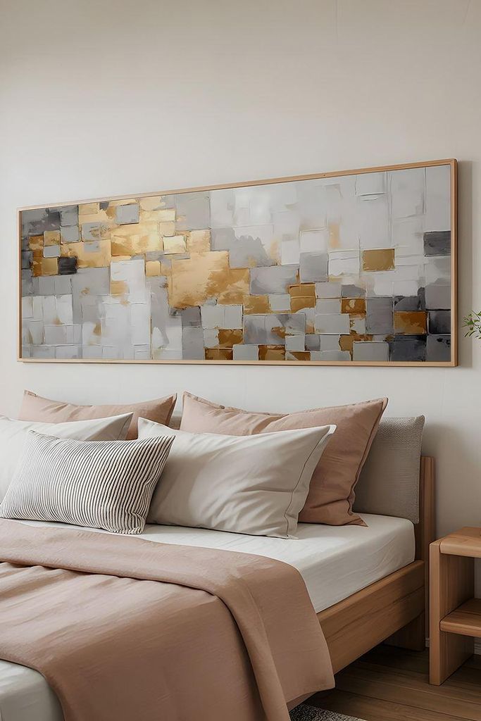 Wallity, Artsmdfyty17-3370, Dekoratives gerahmtes Gemälde, Mehrfarbig, Hölzern, 33 x 70 cm