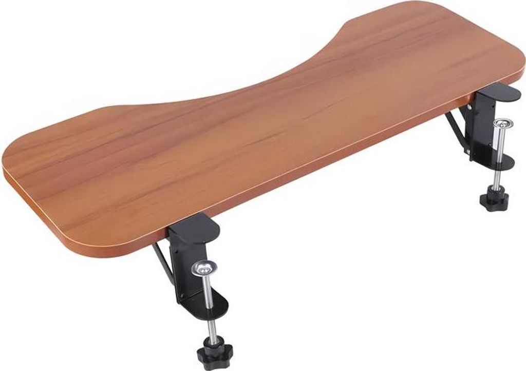 Klappbare Tastaturablage, bis 25 kg belastbar, Untertischablage, Tastaturschrank HDWR SolidHand-KT03