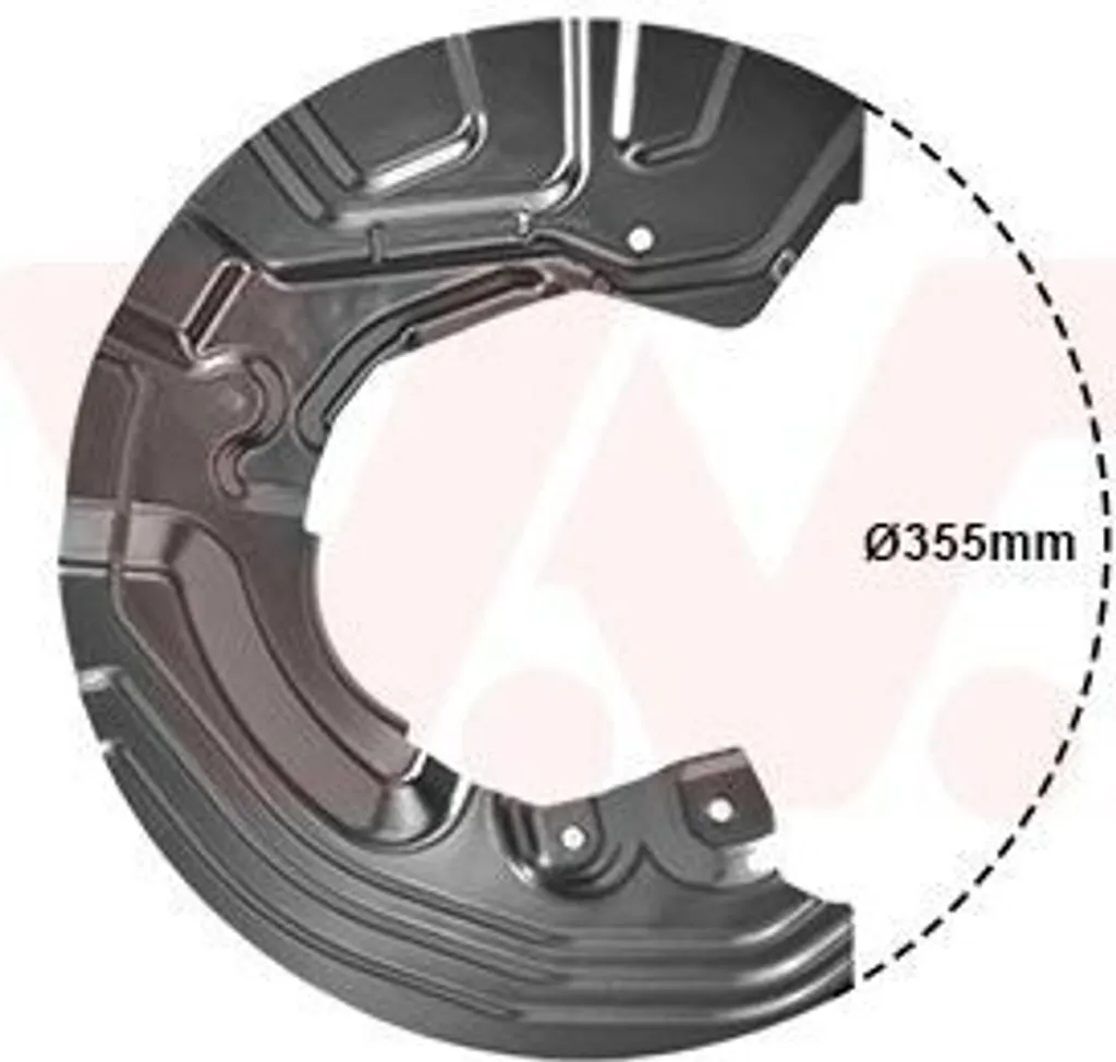 Réparez votre tôle de frein bruyante sur BMW E91 - Protection Avant Gauche