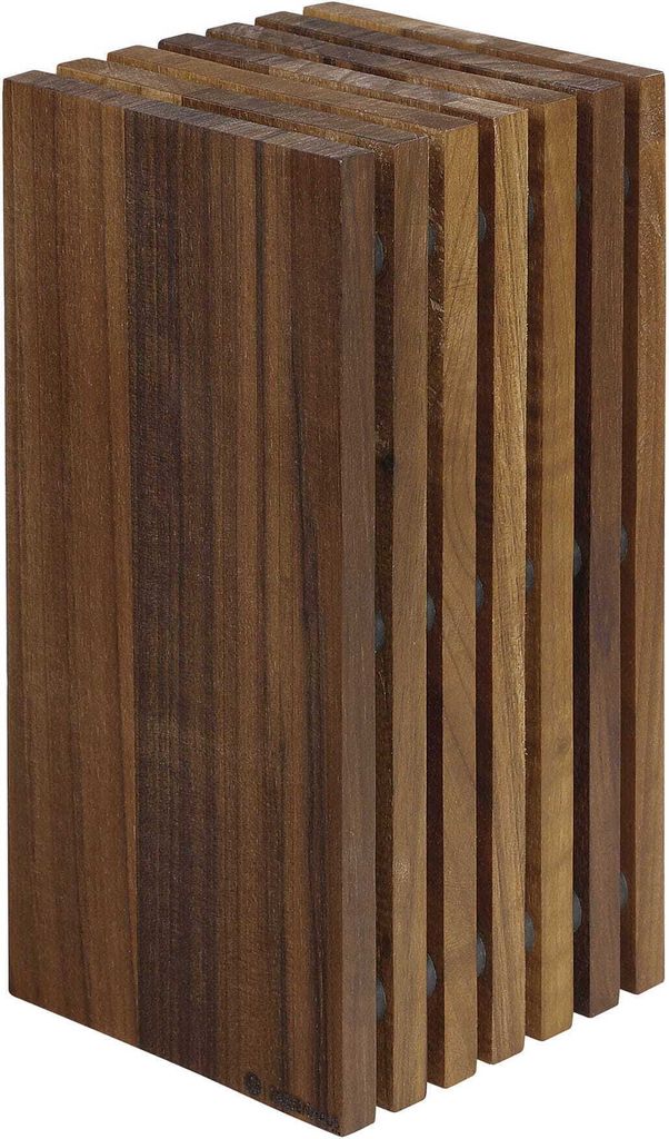 Zassenhaus Messerblock Küchenmesser Nussbaum 13 x 13 x 27 Produktbild 