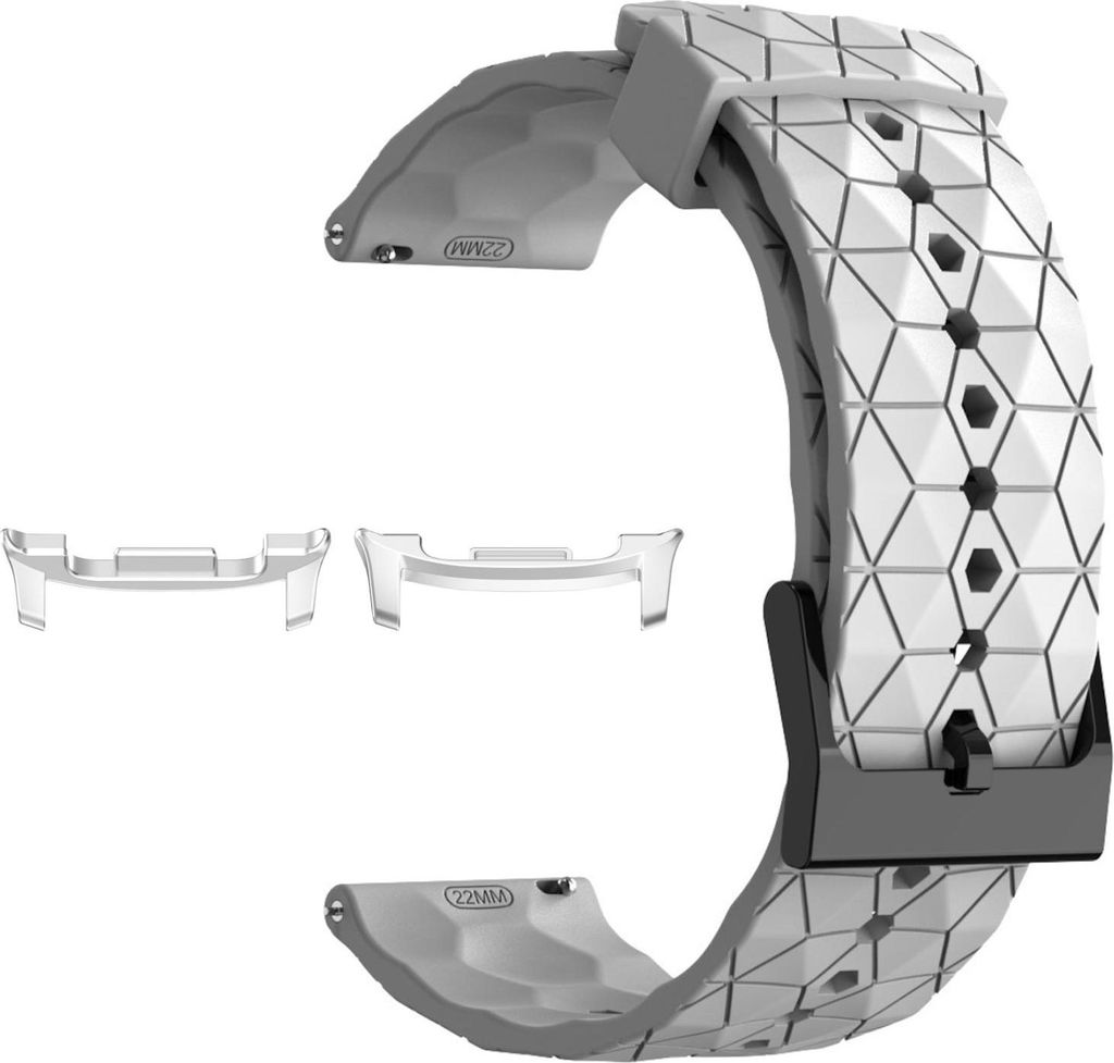 Für Samsung Galaxy Watch 8 / 8 Classic / Ultra 2 Silikon Fußball Design Ersatz Arm Band Weiß