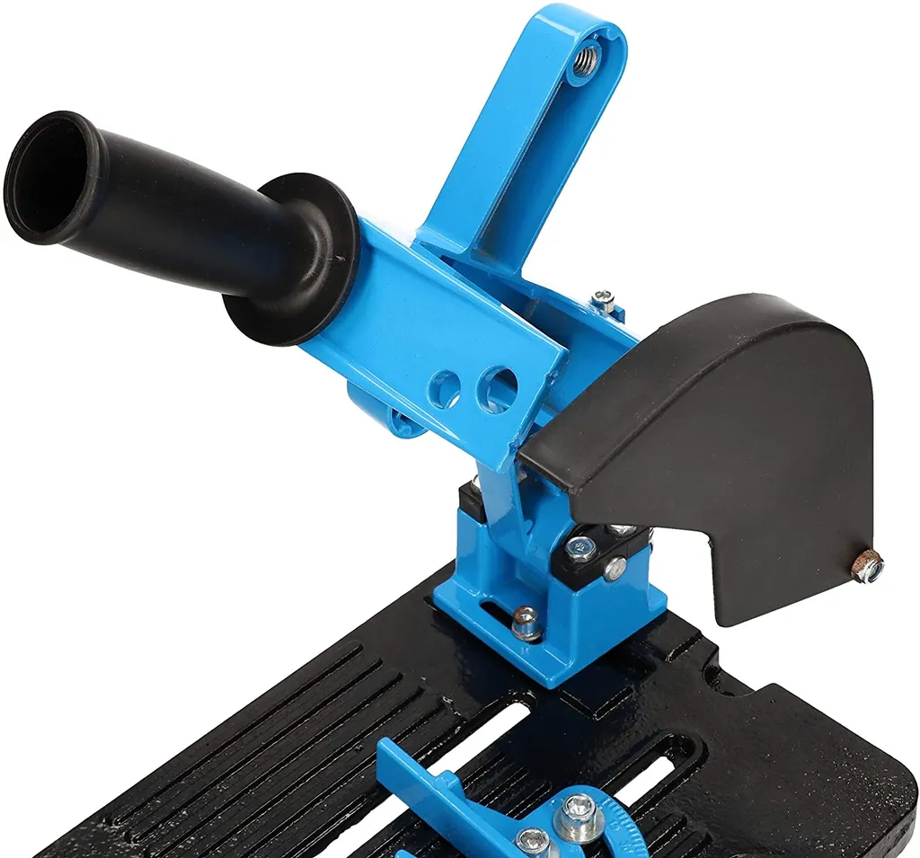 Support Meuleuse d'Angle Ø 125 mm Stable avec Mors de Serrage Rapide