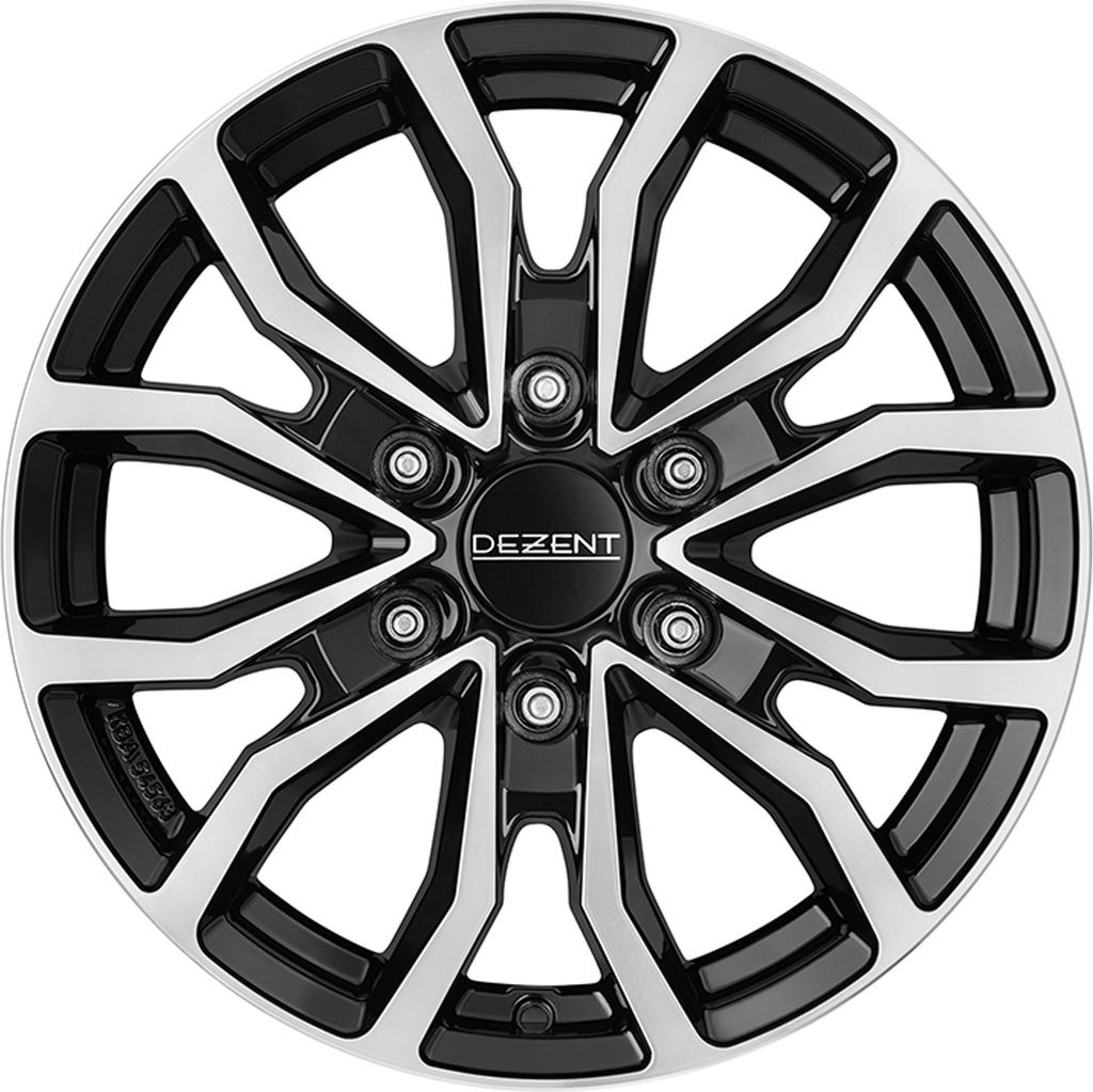 4x DEZENT Felge KC dark 6x17 ET54 6x130 TKC9ZBP54E kompatibel mit Mercedes Benz SPRINTER;SPRINTER Van