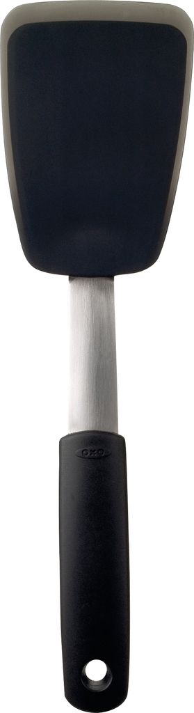 OXO Good Grips Flexibler Silikon-Pfannenwender, Schwarz, Produktbild 