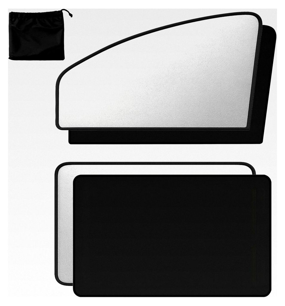 4 Stück magnetischer Sonnenschutz für Autos, seitliche Fenster, Verdunkelung für Autofenster