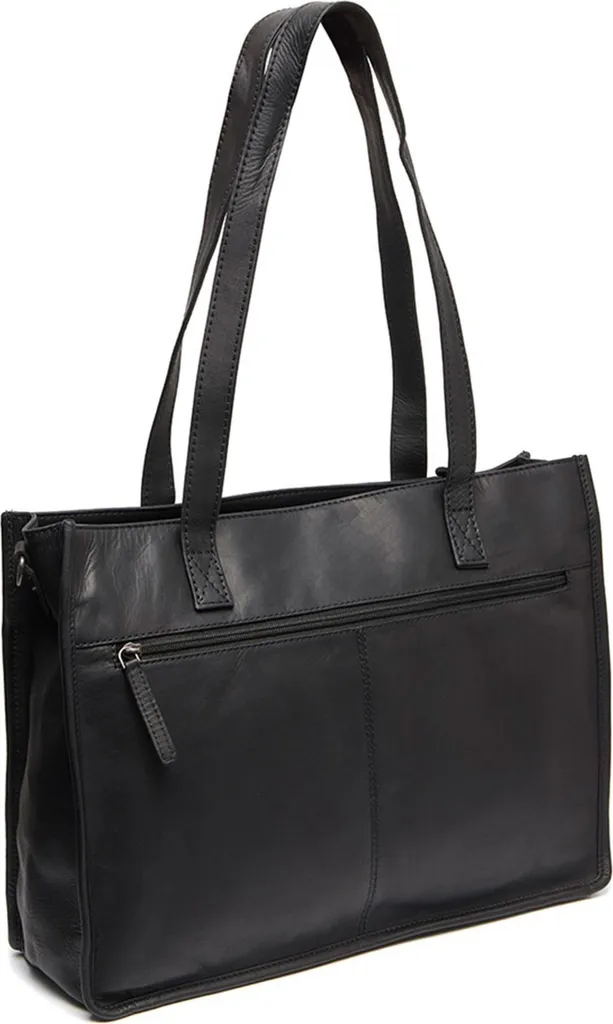 Borsa Lavoro Donna Adana Black | Shopper in Pelle per Laptop 15"