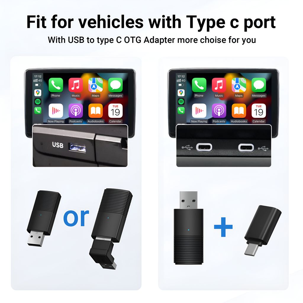 TRADEBIT Wireless CarPlay MINI Adapter USB-A | Kaufland.de