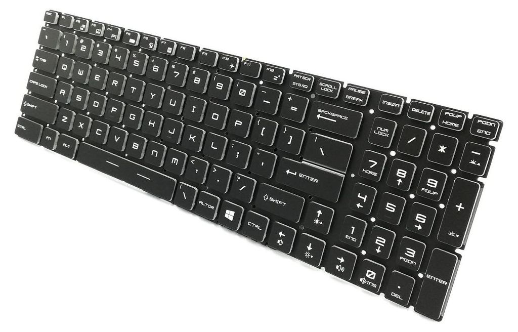 Beleuchtete Tastatur für MSI GE62 GL62 GE72 GP62 WS60 PE60 Produktbild 
