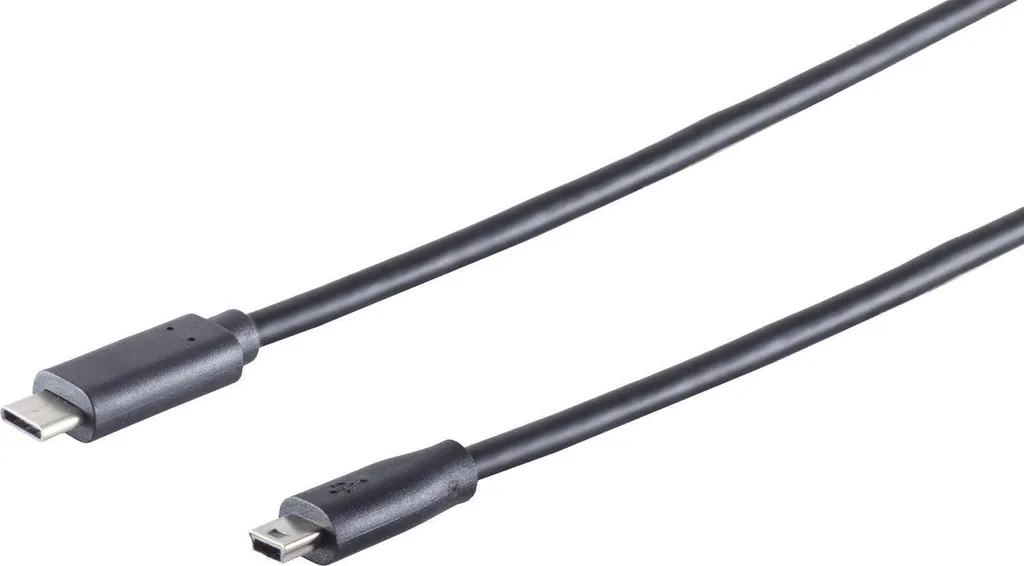 Adaptateur Câble USB 1,8m pour Disque Dur et Smartphone S-Conn Noir