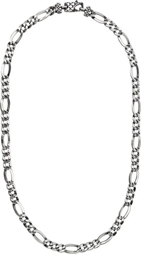 Collier Albert M. Argent 925 WSOX00546.S-60 avec Fermoir Texturé