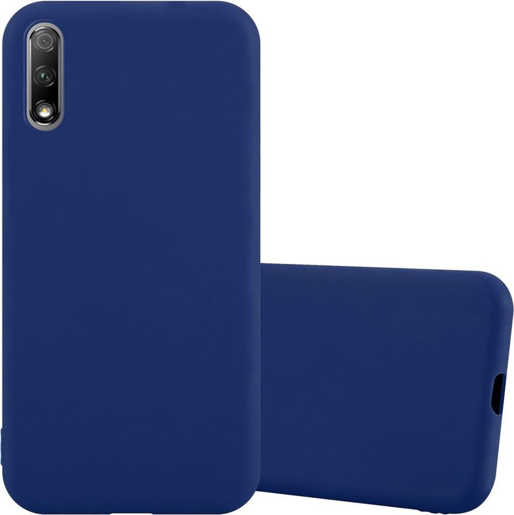 Cadorabo Hülle für Honor 9X Schutzhülle in Blau Handyhülle TPU Silikon Etui Case Cover