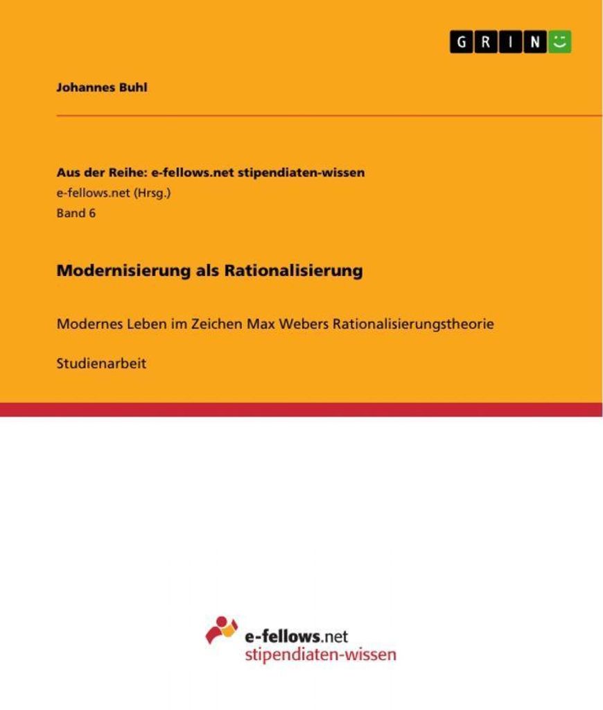 Modernisierung als Rationalisierung