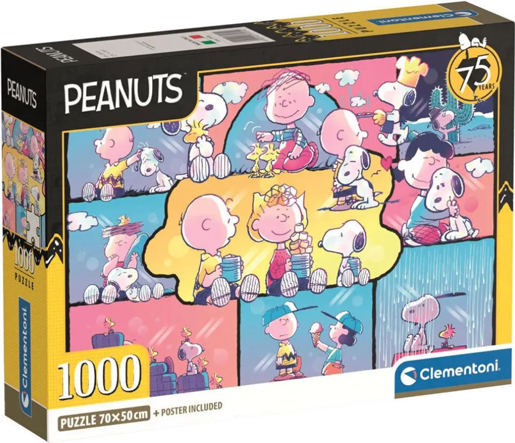 Puzzle Snoopy 1000 pièces de haute qualité avec finition mate soyeuse