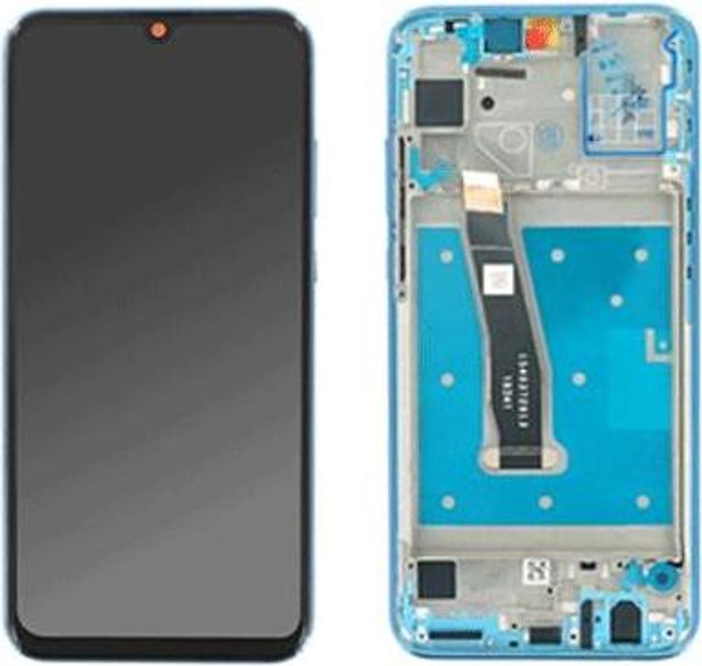 LCD Display inkl. Rahmen kompatibel mit Huawei Honor 20 Lite/ Honor 10 Lite, blau