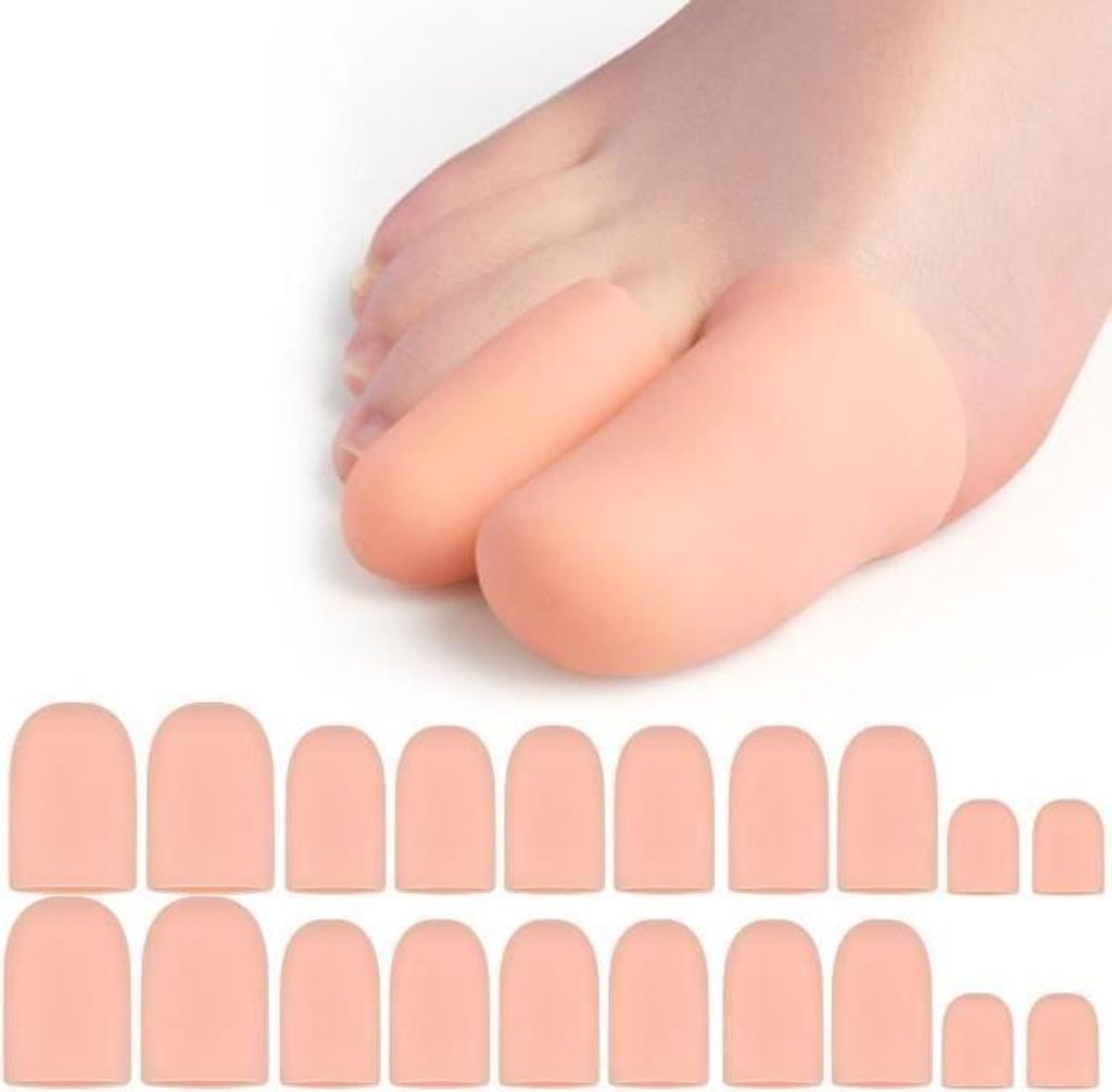 20 Stück Gel-Zehenschützer, Gel-Zehenpolster, Produktbild 