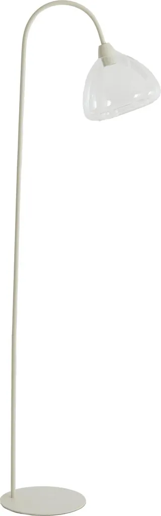 Lampadaire Bisho Verre Beige : Évitez l'Éblouissement avec ce Luminaire E27
