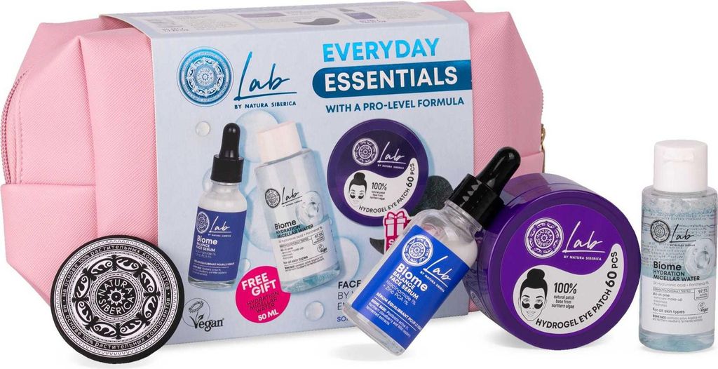 Natura Siberica Lab Biome. Everyday Essentials Cosmetic Set, 1 pc