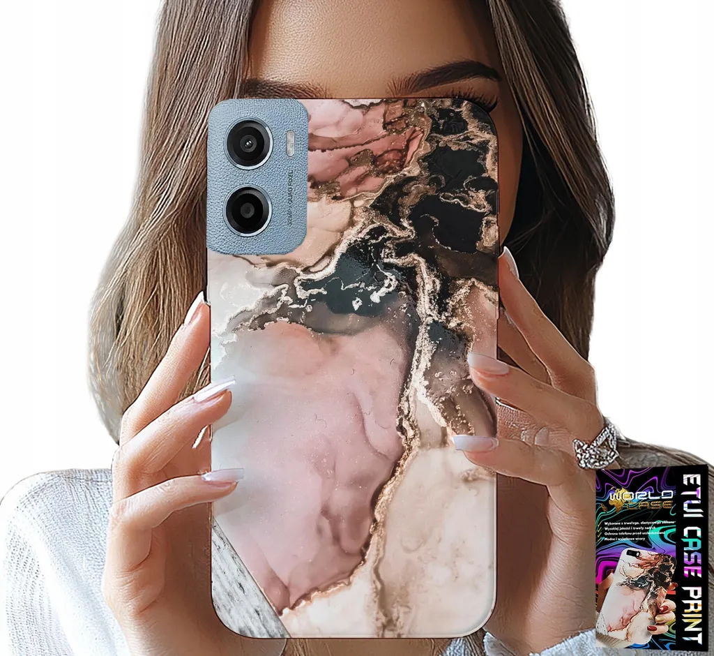 Offerta Custodia Marmo Motorola G05 E15 + Pellicola - Kit Risparmio