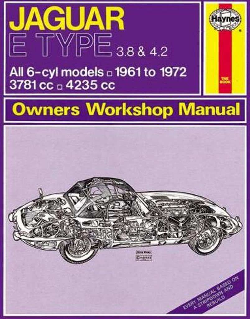 Jaguar E Type (61 - 72) Haynes Repair Manual