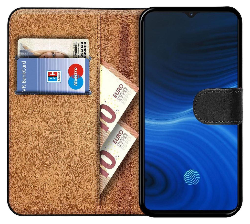 Manyip Custodia A Portafoglio In Pelle Per OPPO Realme X2 Pro - Con Supporto E Slot Per Carte - 2